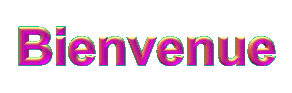 Gif animé bienvenue qui tourne